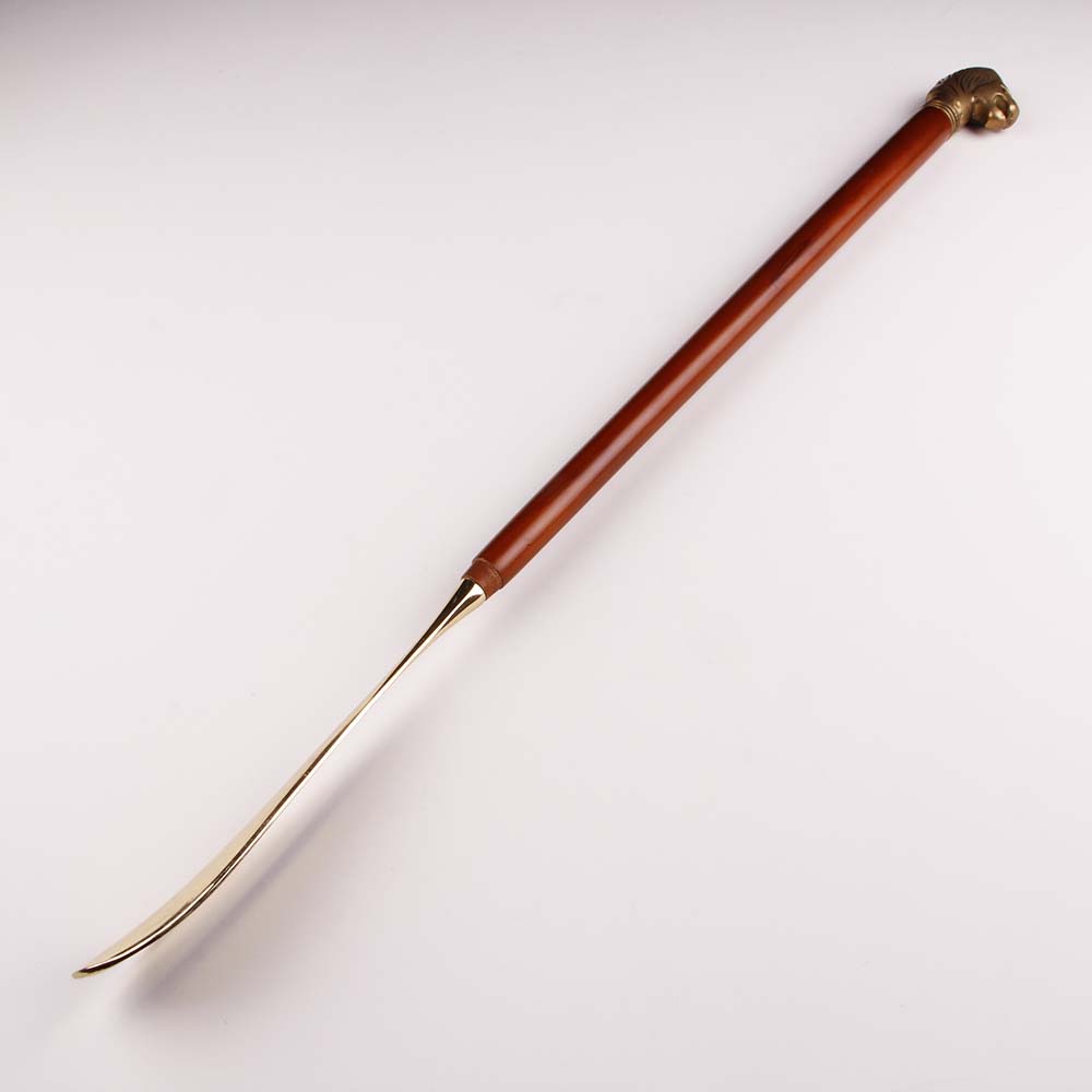 Lion's Head Copper Shoe Horn