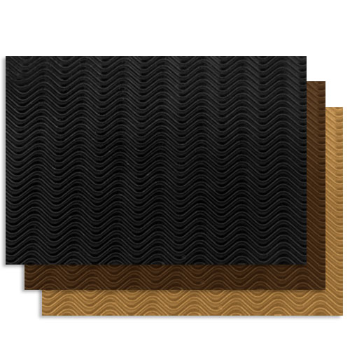 Wavy Rubber Shoe Sole Sheet Materials