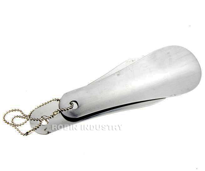 Stainless Steel Shoe Horn-with Chain