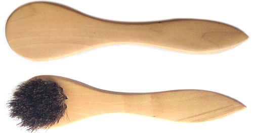 Horsehair Lotus Shoe Brush