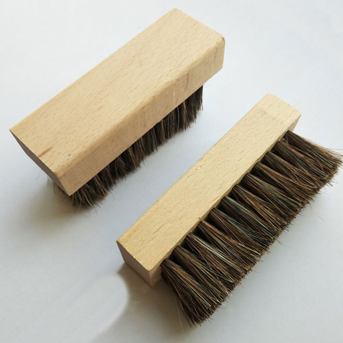 Beech Horsehair & PP Shoe Brushes