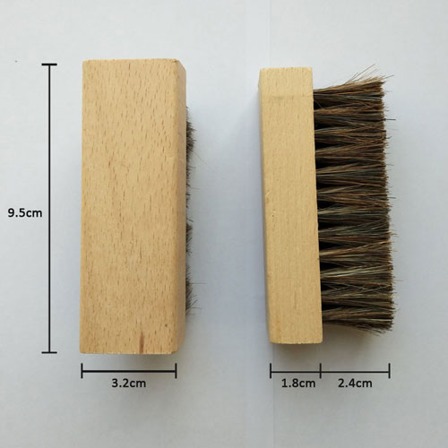 Beech Horsehair & PP Shoe Brushes